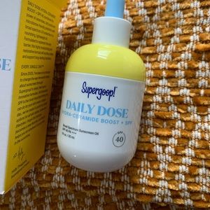 NWT Supergoop! DAILY DOSE Hydra-Ceramide Boost+SPF 1fl oz